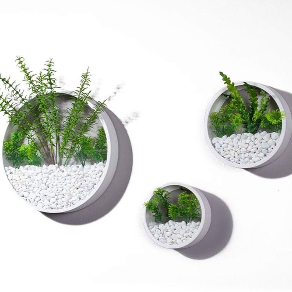 Circular Wall Planters